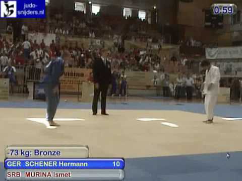 Judo 2009 Koper: Schener (GER) - Murina (SRB) [-73kg].
