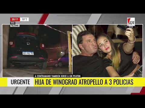 La Hija De Jacobo Winograd Atropelló Con Su Auto A Tres Policías