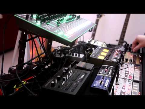 Roland TR-8 Aira vs KORG ms-20 - Live Jam // BURG - Green Take One