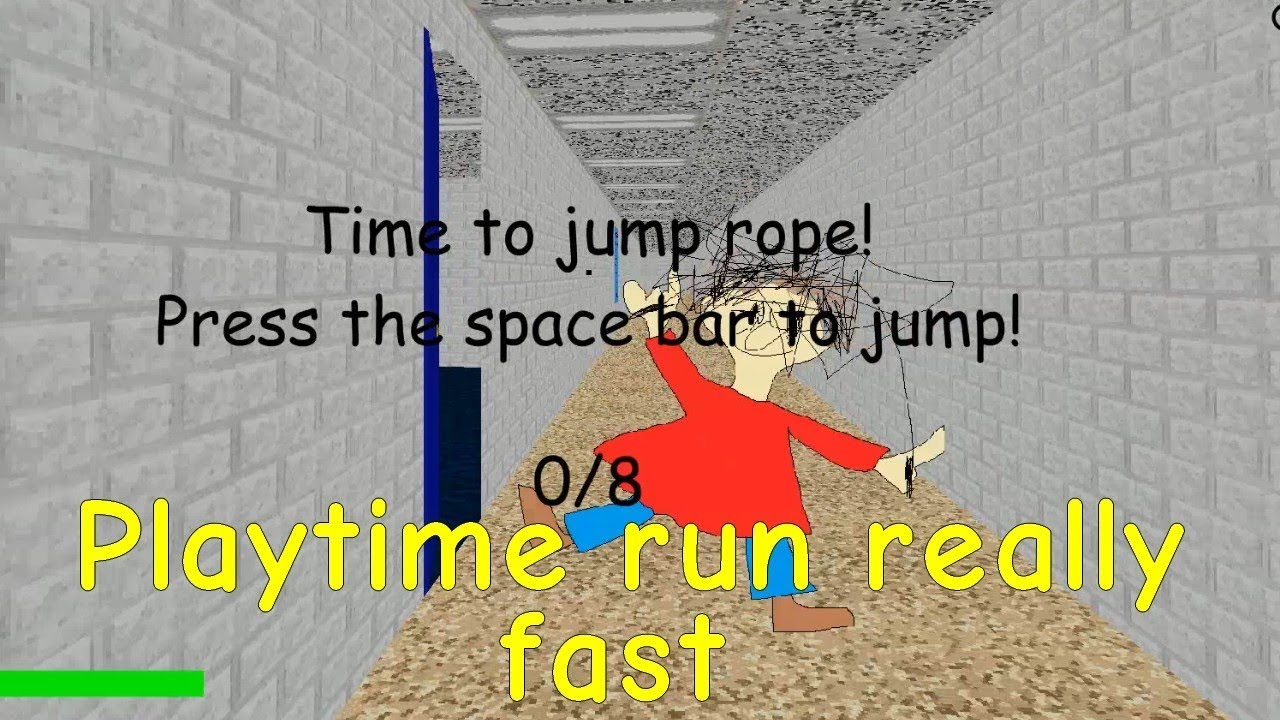Playtime run really fast - Baldi's Basic in Faster Edition Mod