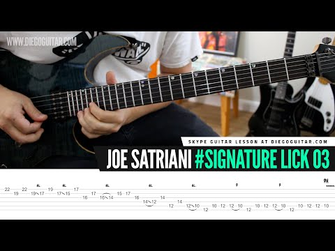 Joe Satriani Signature Lick 03 - Circles - E Aeolian