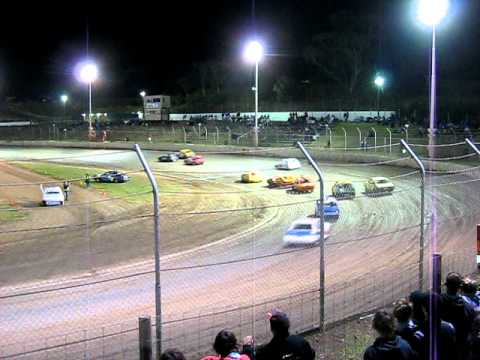 Junior Sedans 2011 Aus title B main rollover