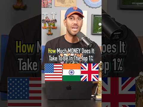 How Much Money To Be In The Top 1%?! #shorts #countries #world #india #usa