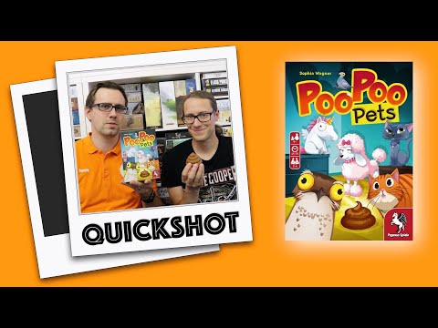 #Quickshot - Poo Poo Pets (Pegasus 2021) | Würfel Halli Galli?