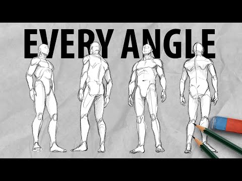 How to Draw the Human Body From Any Angle  (Beginner Drawing Tutorial) | DrawlikeaSir