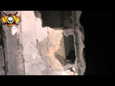 استهداف كتيبة أسود الإسلام بقنابل محلية الصنع مواقع قوات النظام في حي القدم في مدينة دمشق