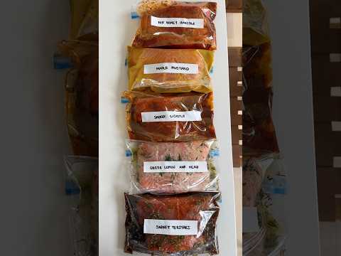 Freezer-Friendly Salmon Marinades