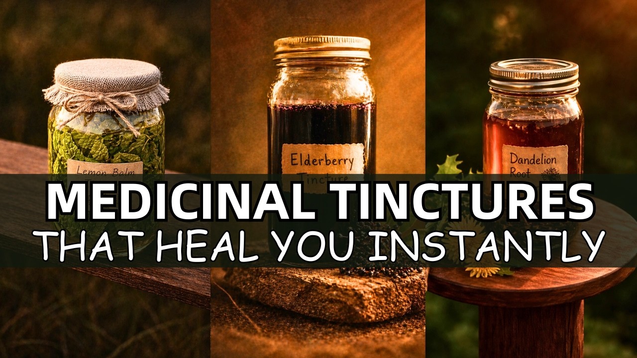 20 Medicinal Tinctures That Will Heal You Instantly