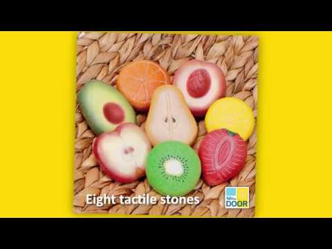 Slide 6 - Sensory Play Stones, Fruit, Set of 8 (video)
