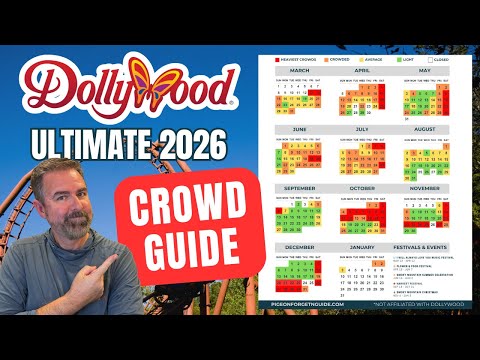 Dollywood Crowd Calendar 2023