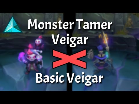 How is Monster Tamer Veigar DIFFERENT? | Skin Comparison