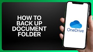 How To Back Up Documents Folder To OneDrive App ! Tutorial