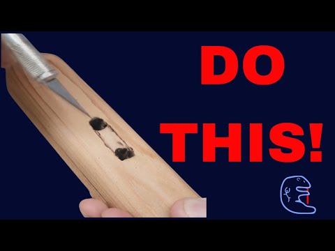 Blue Bear Flutes - Making the Flute Track In Your Flute Kit - Native American Flute