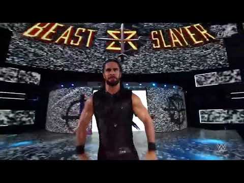 Seth Rollins vs Brock Lesnar SUMMERSLAM 2019 match highlights