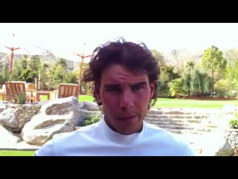 Rafa Nadal   Mensaje para Japon  Message to Japan
