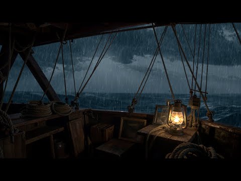 Sleep in the storm and forget everything that's happening - The cozy atmosphere of heavy rain