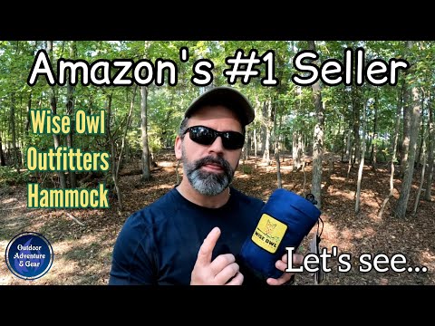 My First Impression of Amazon's #1 Selling Hammock. The Wise Owl Outfitters Hammock.
