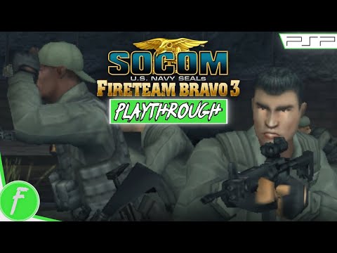 SOCOM U.S. Navy SEALs Fireteam Bravo 3 FULL GAME WALKTHROUGH Gameplay HD (PSP) | NO COMMENTARY