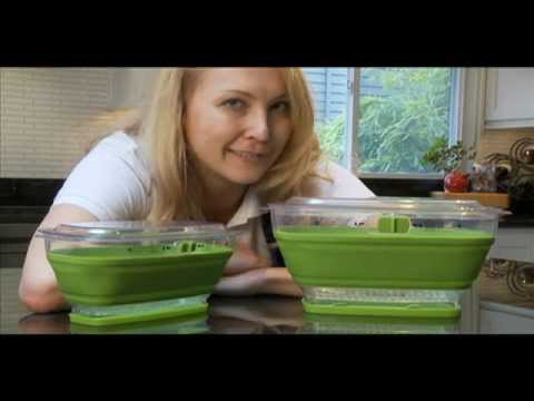 Collapsible Produce Keeper - Kitchen Gadget Demo - Progressive International