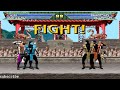 Mortal Kombat MUGEN Scorpion Vs Sub Zero Fire Vs Ice Battle