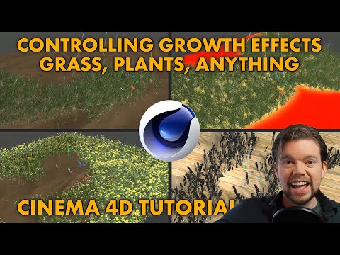 Controlling Growth Effects in Cinema 4D: Grass, Plants, ANYTHING!