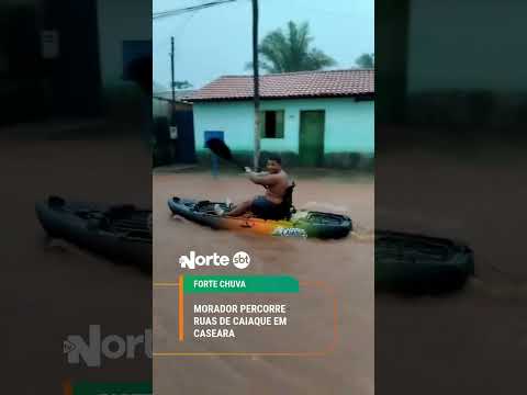 Fortes chuvas em Caseara do Tocantins