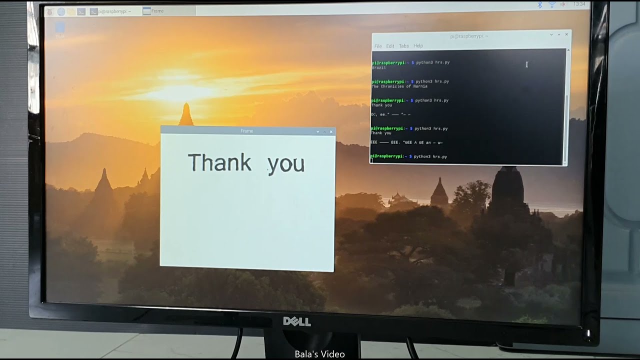 Hand writing  recognition using Machine Learning Raspberry Pi Opencv Tesseract Python
