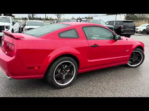 2005 Ford Mustang 2dr Cpe GT in Red for sale at Boyer Pickering Chevrolet Cadillac Buick GMC Ltd. in Pickering, ON
