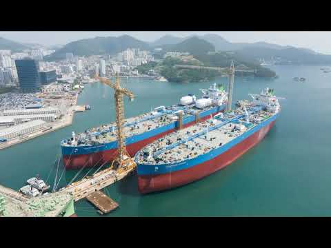 World's First: Construction of DF VLCC with World's First High Manganese austenitic steel LNG tank