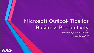 Webinar: Microsoft Outlook Pro Tips & Tricks