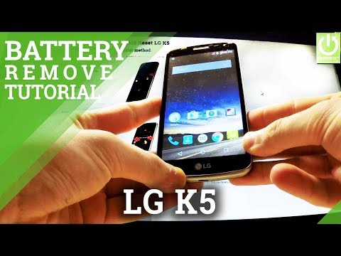 How to Remove Battery in LG K5 - Frozen Phone Solution / Soft Reset