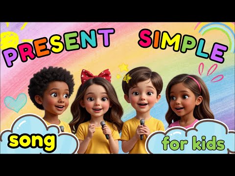 Present Simple Tense Song- Nursery Rhyme for Kids🎵