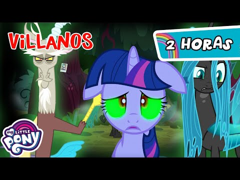 My Little Pony en español 🦄La magia de la amistad: Episodios Villanos | FiM 2 Horas