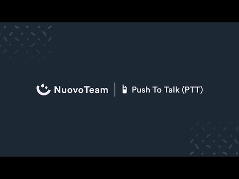 NuovoTeam PTT video/presentation/materials