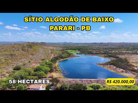🌿🚜 **SÍTIO ALGODÃO DE BAIXO – 58 HECTARES EM PARARI-PB**