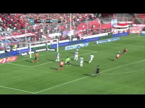 Ocasión de Lucero. Independiente 0 - Rafaela 0. Fecha 1. Torneo Primera División 2014. FPT