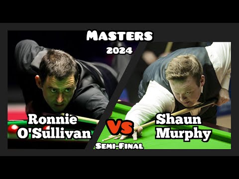 Ronnie O'Sullivan vs Shaun Murphy - Masters Snooker 2024 - Semi-Final Live