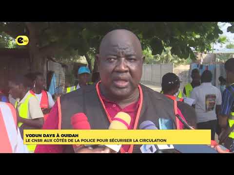 Vodun Days à Ouidah : le CNSR aux côtés de la police pour sécuriser la circulation