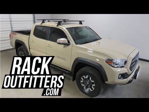 Toyota Tacoma DoubleCab with Yakima BaseLine JetStream Roof Rack Crossbars