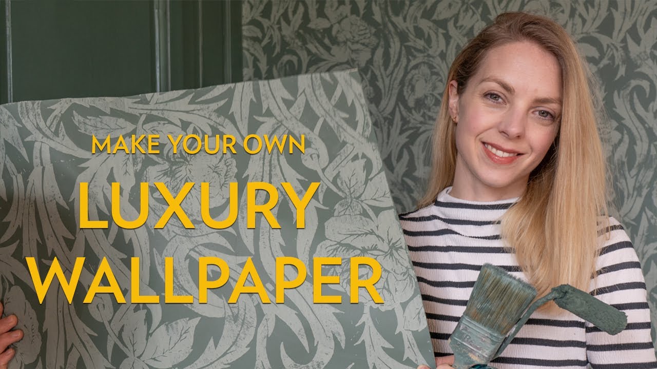 Make your own LUXURY WALLPAPER - How to renovate a chateau (Without killing your partner) Ep. 9