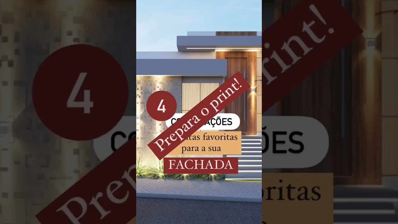 Quatro combinações de cores para fachada #construção #reforma #construcaocivil #arquitetura