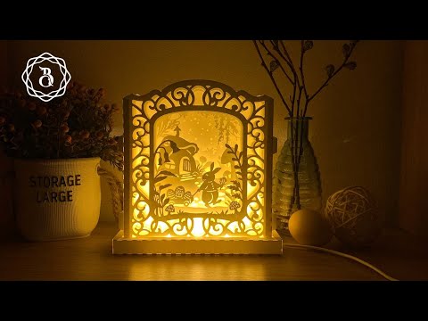 How to make Easter Popup Card 3D - Easter DIY