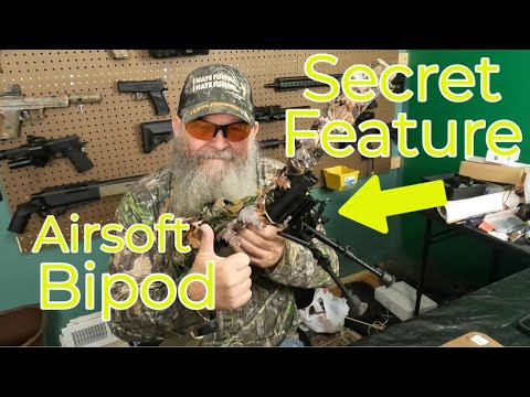 Sniper Bipod Secret Feature Airsoft Quick Review