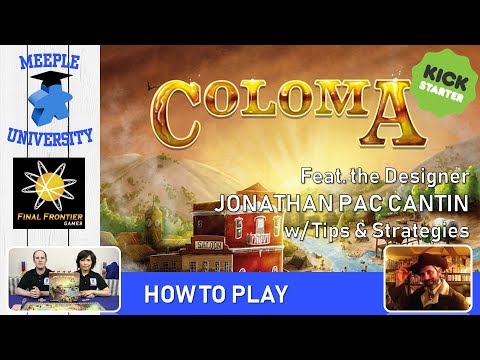 Coloma Board Game – How to Play, A Kickstarter Preview
