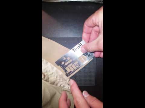 USMC Pin-iT Card Officer collar insignia http://pinitcard.com