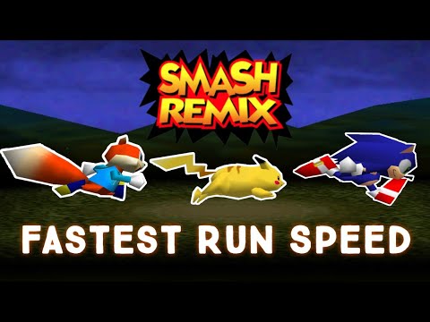 [OUTDATED] Smash Remix 1.2.0 - Running Speed Rankings