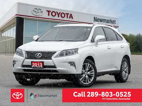 2013 Lexus RX 350 AWD 4dr for sale at Newmarket Toyota in Newmarket, ON