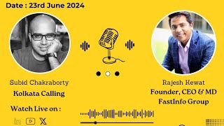 YouTube thumbnail for Hello Kolkata! | Ep. #25 | ft. Rajesh Kewat - Founder, CEO & MD of FastInfo Group