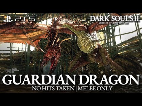 Guardian Dragon Boss Fight (No Hits Taken / Melee Only) [Dark Souls 2 on PS5]