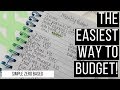 HOW TO: THE EASIEST AND SIMPLEST WAY TO CREATE A MONTHLY BUDGET! 6-MINUTES PROCESS